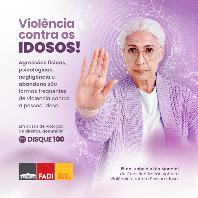 dia de conscientização sobre a violência contra pessoa idosa